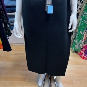 Eileen Fisher Classic Black Pencil Skirt